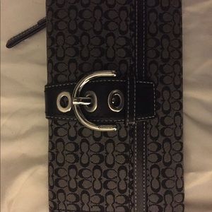 Coach Black Signature Wallet